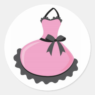 Schürze-Aufkleber/Siegel Runder Aufkleber