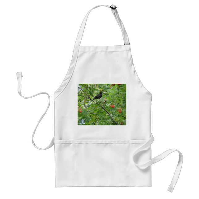Schürze Blackbird und Berries (Vorne)