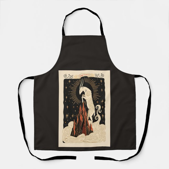Schürze Capricorn Celestial (Vorderseite)