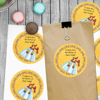 Schürze-Cookie-Swap-Aufkleber Runder Aufkleber