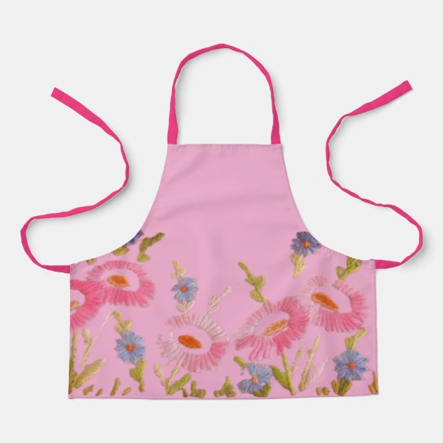 Schürze-COOKING-BLUME-Design Schürze (Vorderseite)