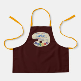 Schürze der Künstler Palette Kids Paint Smock