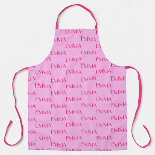 Schürze der niedlichen neuen rosa Monogram Bakers