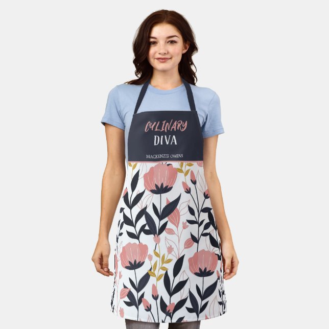 Schürze der personalisierten Sommerkollektorin (Getragen)