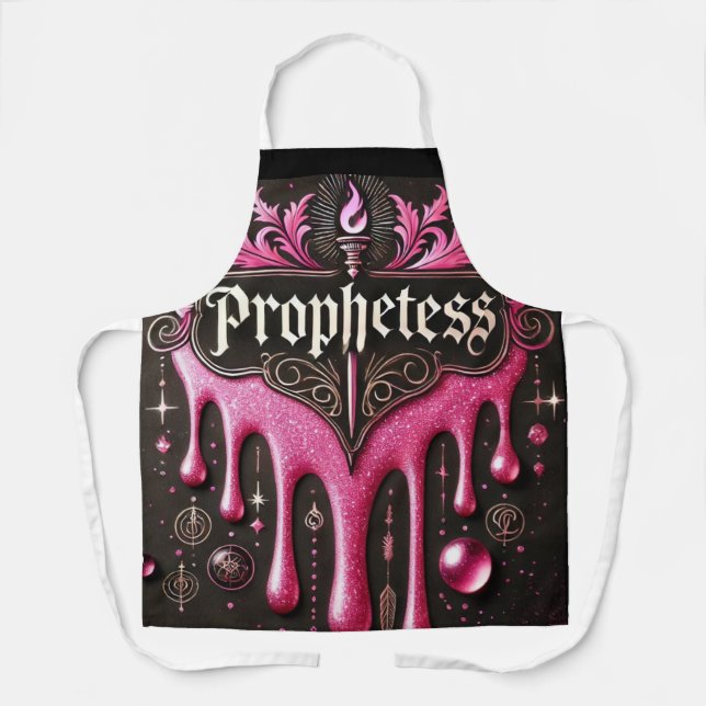 Schürze "Der Prophet": Kochen mit Vertrauen, führe (Vorderseite)