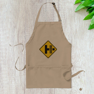 Schürze der Schilderung über die Straße