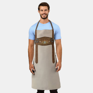 Schürze Deutsch und Oktoberfest Lederhosen