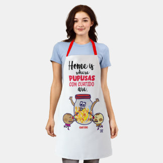 Schürze El Salvador und Pupusas