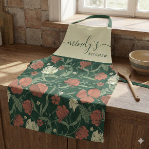 Schürze für Blumen-Überdruck