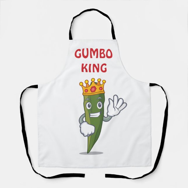 Schürze "Gumbo King" (Vorderseite)