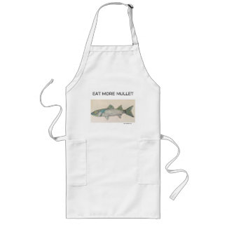 Schürze Iss Mehr Meeräsche, Saubere Minimale Fisch