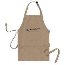 Schürze Khaki mit New Mexico Foodies-Logo