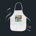 Schürze Kinderhanukkah Latke Eating Dinosaurier<br><div class="desc">Eine Hanukkah-Schürze. Dieser "Latke Eating Dinosaurier" ist ein wunderbares Geschenk für jedes Kind dieser Chanukah. Nutzen Sie es zum Backen, zum Handwerk oder zum Spielen, um einen Kindertag zu machen! Um den Text zu personalisieren, löschen Sie einfach "Essen und Spin mit Katie" und ersetzen Sie ihn durch Ihre eigene Nachricht....</div>