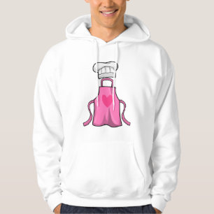 Schürze kochen und Kochmütze mit Herz Hoodie