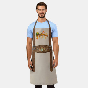 Schürze Lederhosen, Deutsch und Oktoberfest