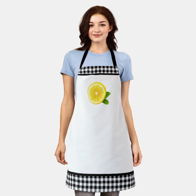 Schürze-Lemon Schürze (Getragen)