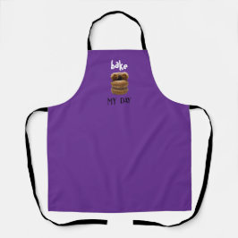 Schürze "lila Bake My Day"