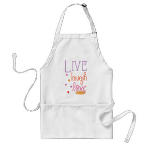 Schürze Live Laugh Liebe a Latke