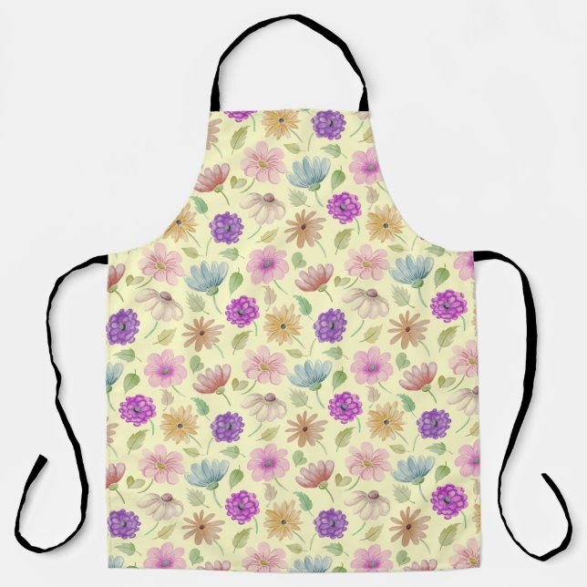 Schürze mit Blumen (Vorderseite)