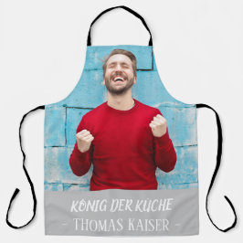 Schürze mit eigenem Namen und Foto gestalten