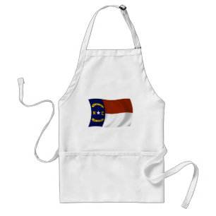 Schürze mit Flagge von North Carolina