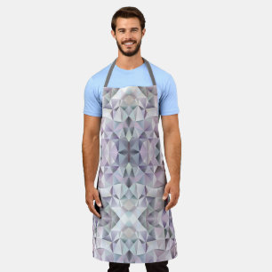 Schürze mit geometrischem Pastellmuster