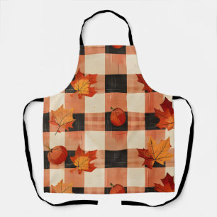 Schürze mit Herbstblättern