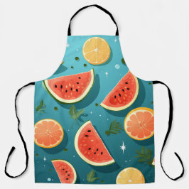 Schürze mit niedlichem Obst