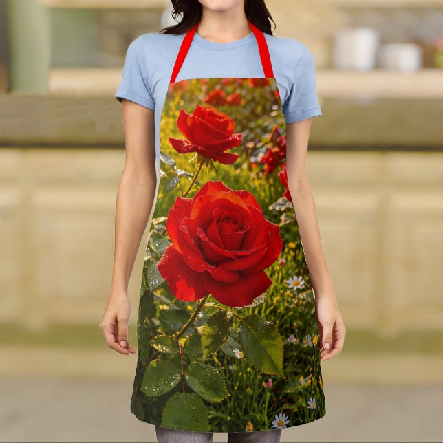 Schürze mit roten Rosen Bild Nr. 2 (Von Creator hochgeladen)