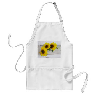 Schürze mit Sonnenblumen