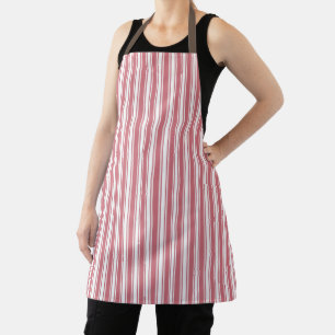 Schürze mit Vintage-Streifenmuster