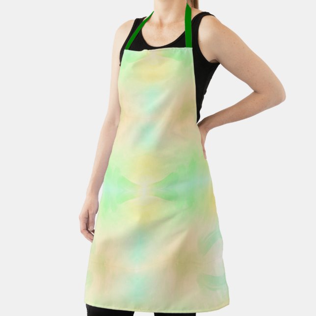Schürze mit weichem, pastellfarbenem Tie-Dye-Muste (InSitu)