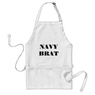Schürze Navy Brat