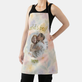 Schürze "personalisiert Floral's Best Mama"