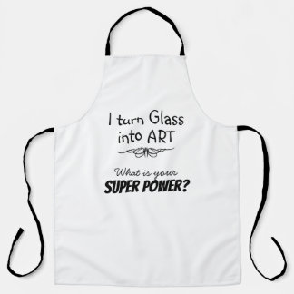Schürze Super Glass Artist