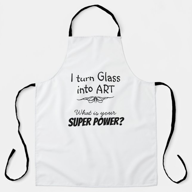 Schürze Super Glass Artist (Vorderseite)
