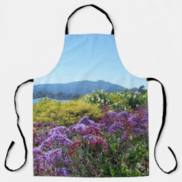 Schürze Tamalpais Lila Blumen