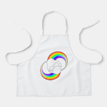 Schürze _ Tanz _ weiß