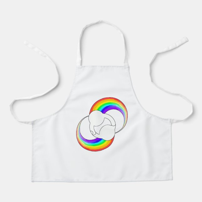 Schürze _ Tanz _ weiß (Vorderseite)