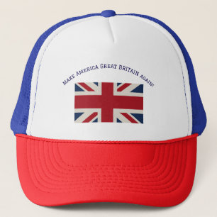 Schürze - Union Jack Flagge mit witziger Aussage.. Truckerkappe