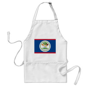 Schürze unter der Flagge von Belize