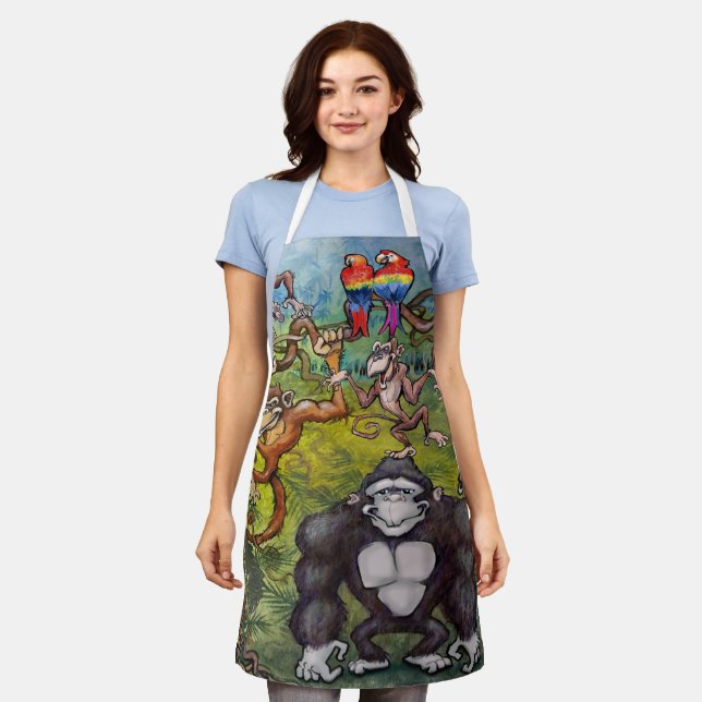 Schürze von Affen (Getragen)