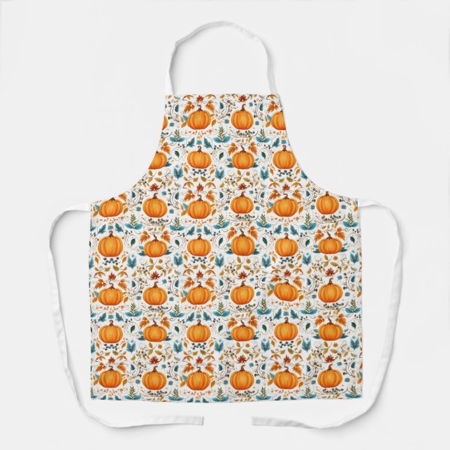 Schürze von Autumn Pumpkins (Vorderseite)