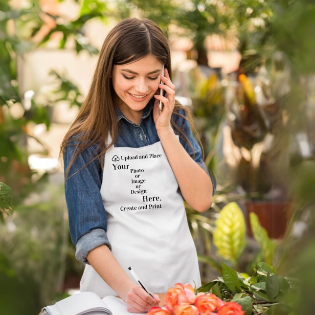 Schürze von Design oder Foto Upload (Apron Your Design or Photo Upload)