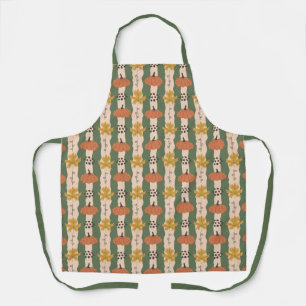 Schürze von handgezogenen Pumpketten und Leaf-Must