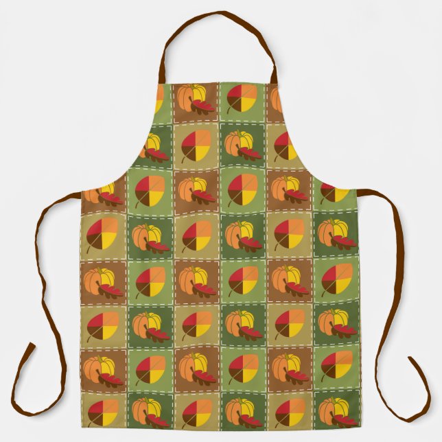 Schürze von Herbstquilt (Vorderseite)