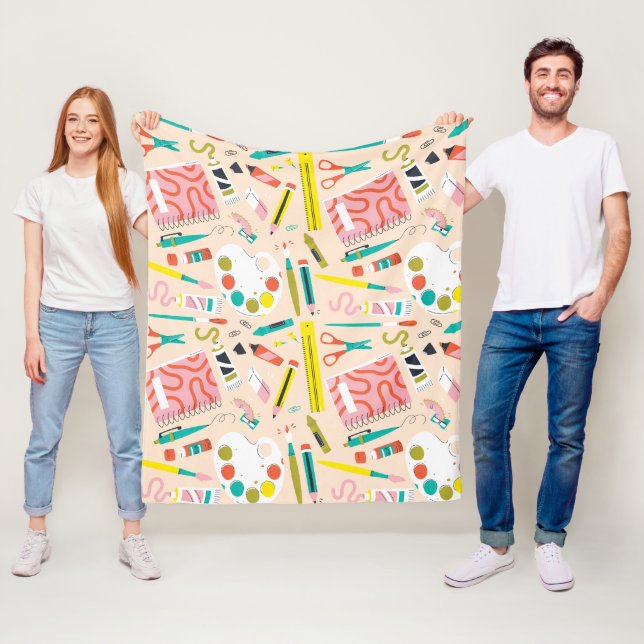 Schürze von Kunstwerken Fleecedecke (Beispiel)