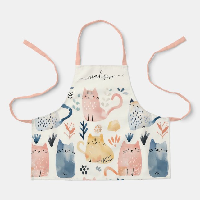 Schürze von niedlichen Katalogmusternamen (Vorderseite)