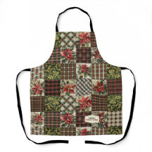 Schürze Weihnachten Vintage Kariert