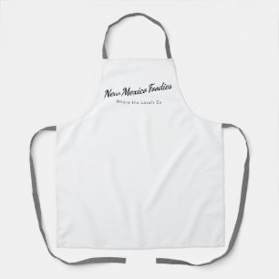 Schürze Weiß mit New Mexico Foodies Logo